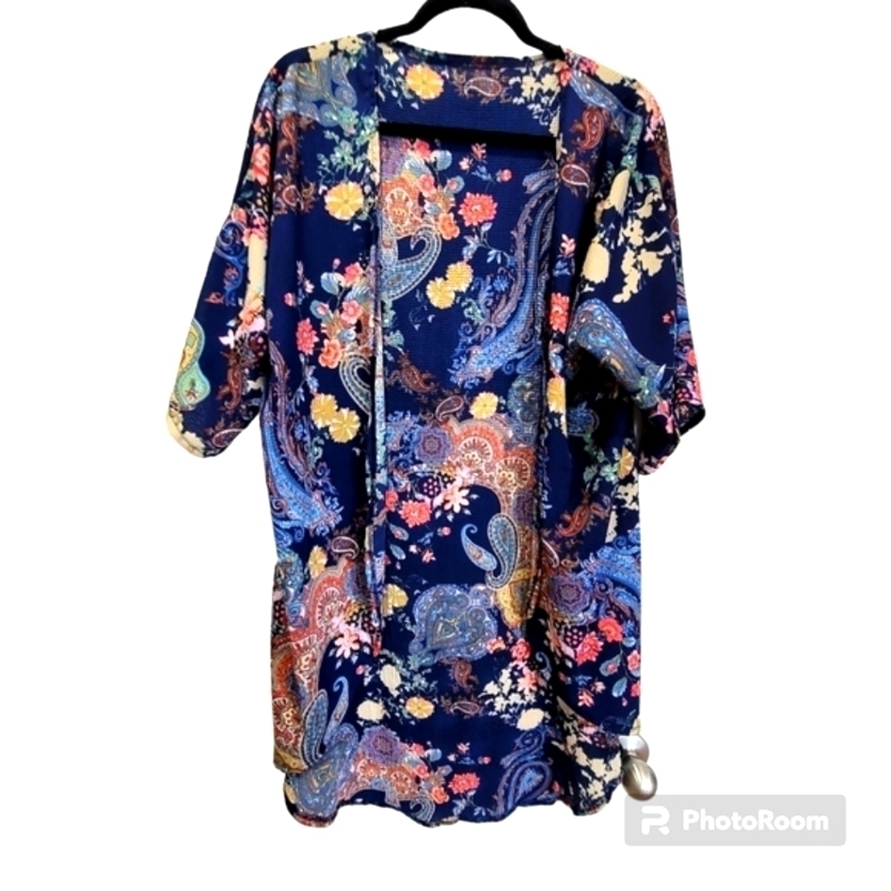 Floral Kimono Coverup One Size Beach VCAY Summer Boho Cottagecore